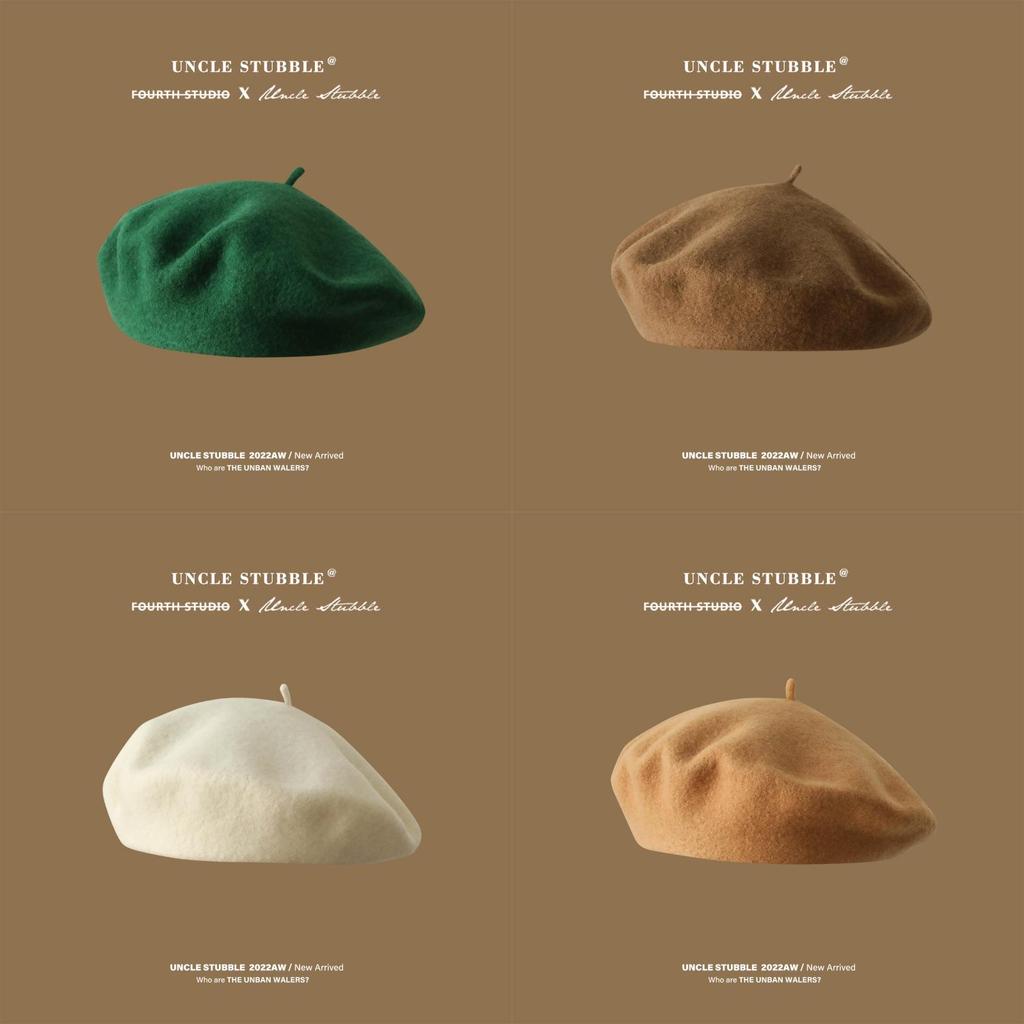 Wool Beret Hat For Women Winter Artistic Cotton Breathable Sunshade Stylish Summer