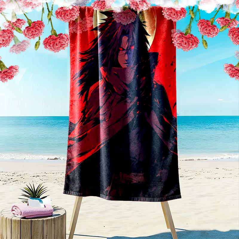 1pc naruto Beach Towel, Multi-functional Beach Towel for Outdoor Activities Beach Swimming and Travel