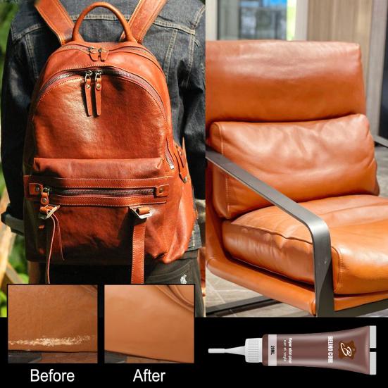 20ml Faux Leather Repair Gel Kit Vinyl Restoration Cream Set Repair Scratches Cracks Leather Furniture Care Products