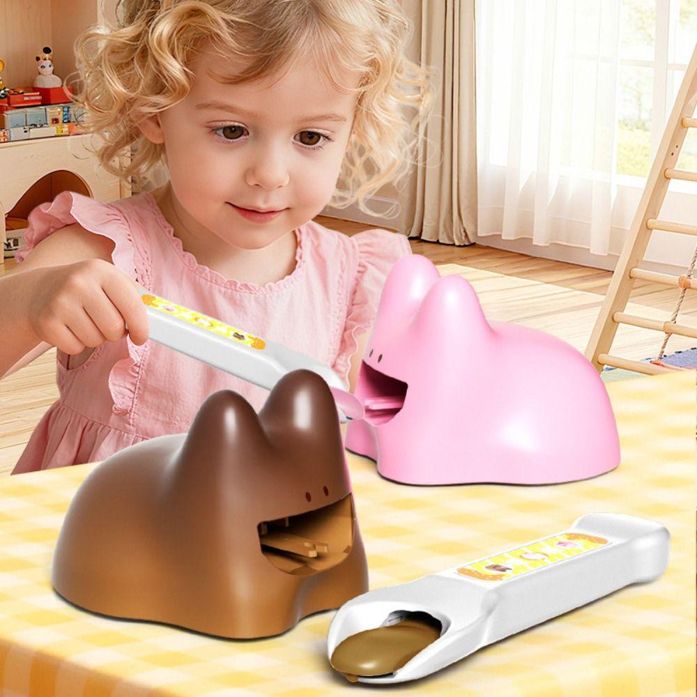 Food Feeding Rabbit Pudding Set Feeding Toy Role Play Play House Toys  for Friend