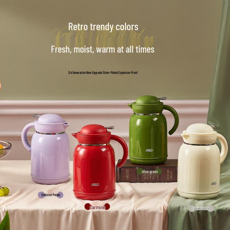 ASD Large Capacity Glass Liner Thermos