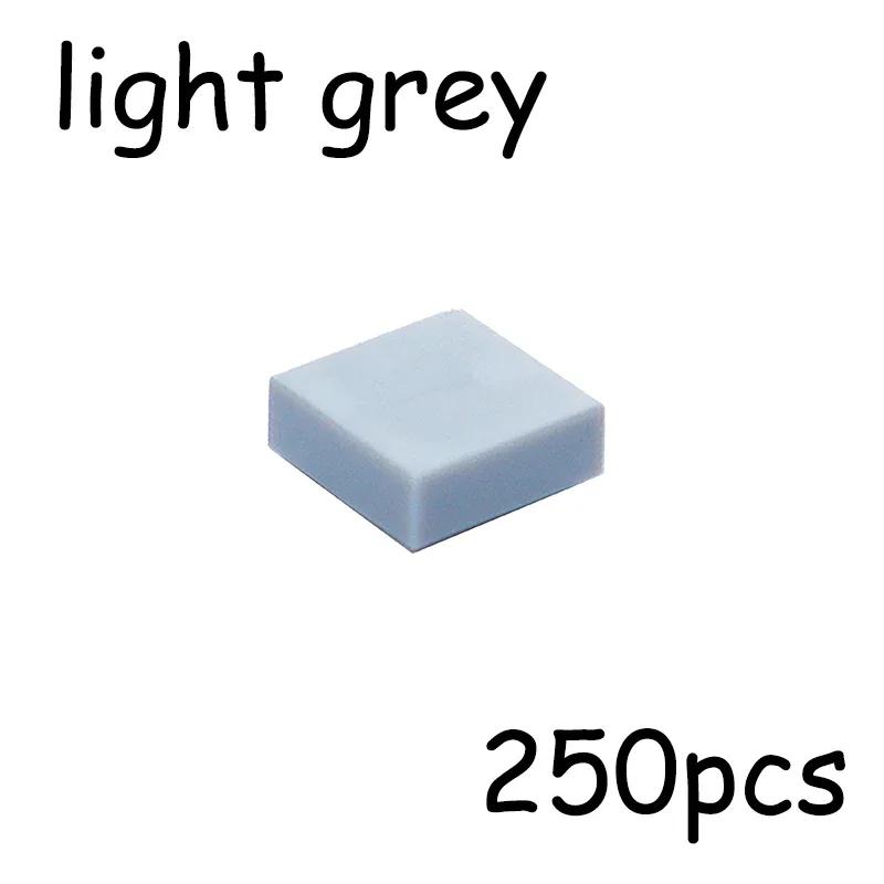 Non-Toxic 250Pcs 3070 1X1 Bricks Flat Tile Moc Assemble Particles Smooth 1*1 Building Blocks Diy Educational Creative Parts Toy For Kids
