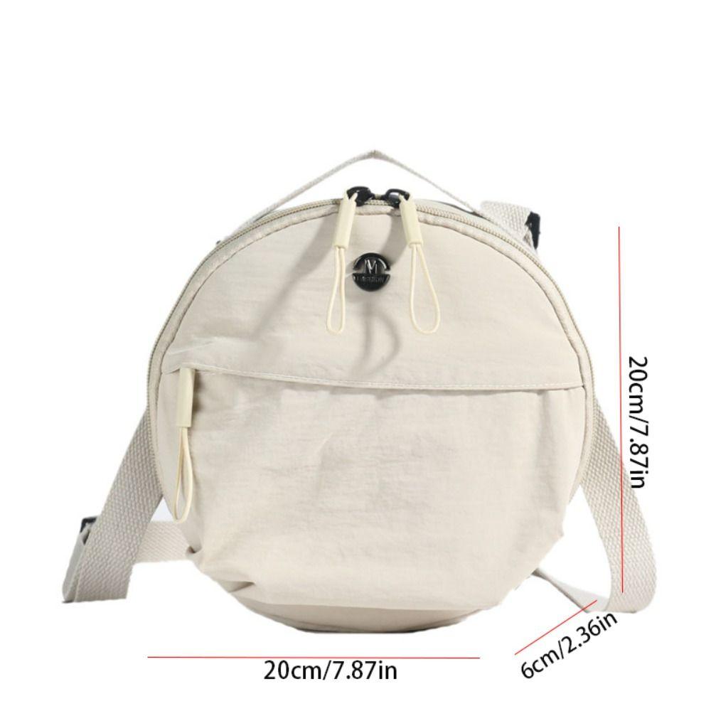 Purse Small Round Bag Mobile Phone Storage Mini Crossbody Bag Casual Nylon Shoulder Bag  Girls