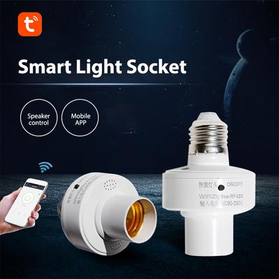 4 Pack Smart Light Socket WiFi Light Bulb Adapter App Control Smart Home Voice Control E27 Light