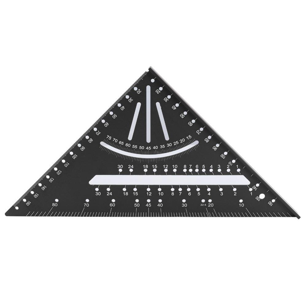 

Clear Accurate Scales Triangle Ruler 90° Right Angle Carpenter Square Woodworking