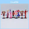 Magical Circus Pvc Figure Set Rabbit Clown Cartoon Cake Decoration 8 Characters 11cm