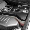 JWWY für Challenger Kühlmittelbehälter Motorraumabdeckung Zierleiste für Dodge Challenger Charger Chrysler 300c Zubehör 2011-2025+, Kohlefaser 1 Stück