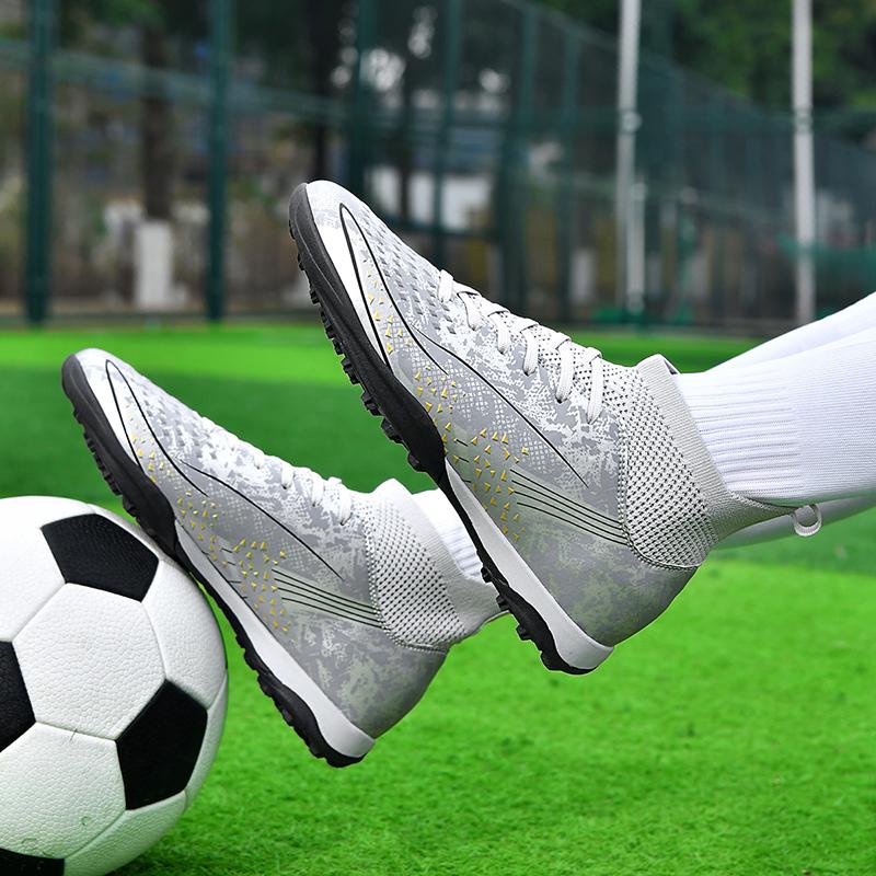 Unisex Soccer Shoes TF/AG Outdoor Professional Training Football Shoes for Men/Women/kids