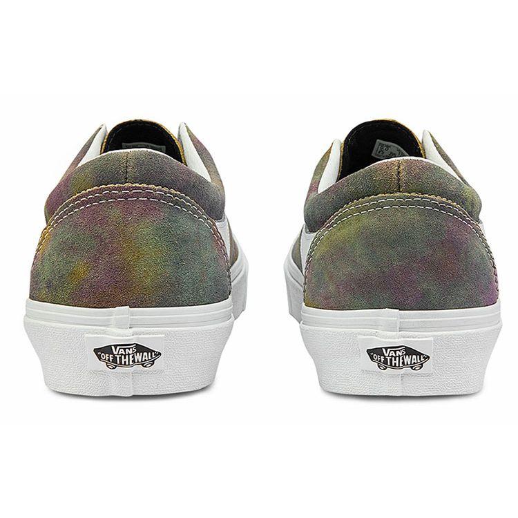 Vans Bold Ni Tie Dye Suede Unisex Sneakers Multi-Color Black True-White VN0A5DYAAZF