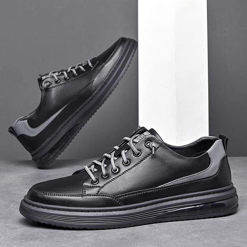 Modă Nouă Pantofi Bărbați Piele Albă Modă Originală Adidași Clasici cu Șireturi Pantofi Casual Confortabili Respirabili pentru Bărbați Zapatillas Hombre