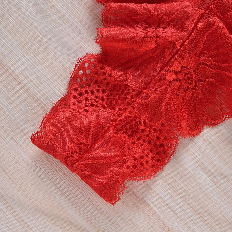 CFSC Women's Large Size Underwear Solid Color Print Lace Underwear