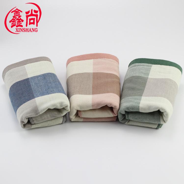 Gauze Towel Pure Cotton Face Towel Soft Absorbent Household Plain Cotton Square Face Towel