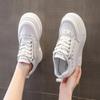 New Korean Version High Female Shoes Spring White Thick Bottom Casual Fashion Shoe Sneakers for Women Round Toe Size 40