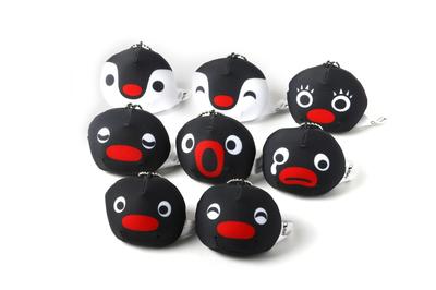 [Many a Little] PINGU Squishy Beaded Face Mascot Ball Chain (1 Piece (1 Random Typeblind Package))