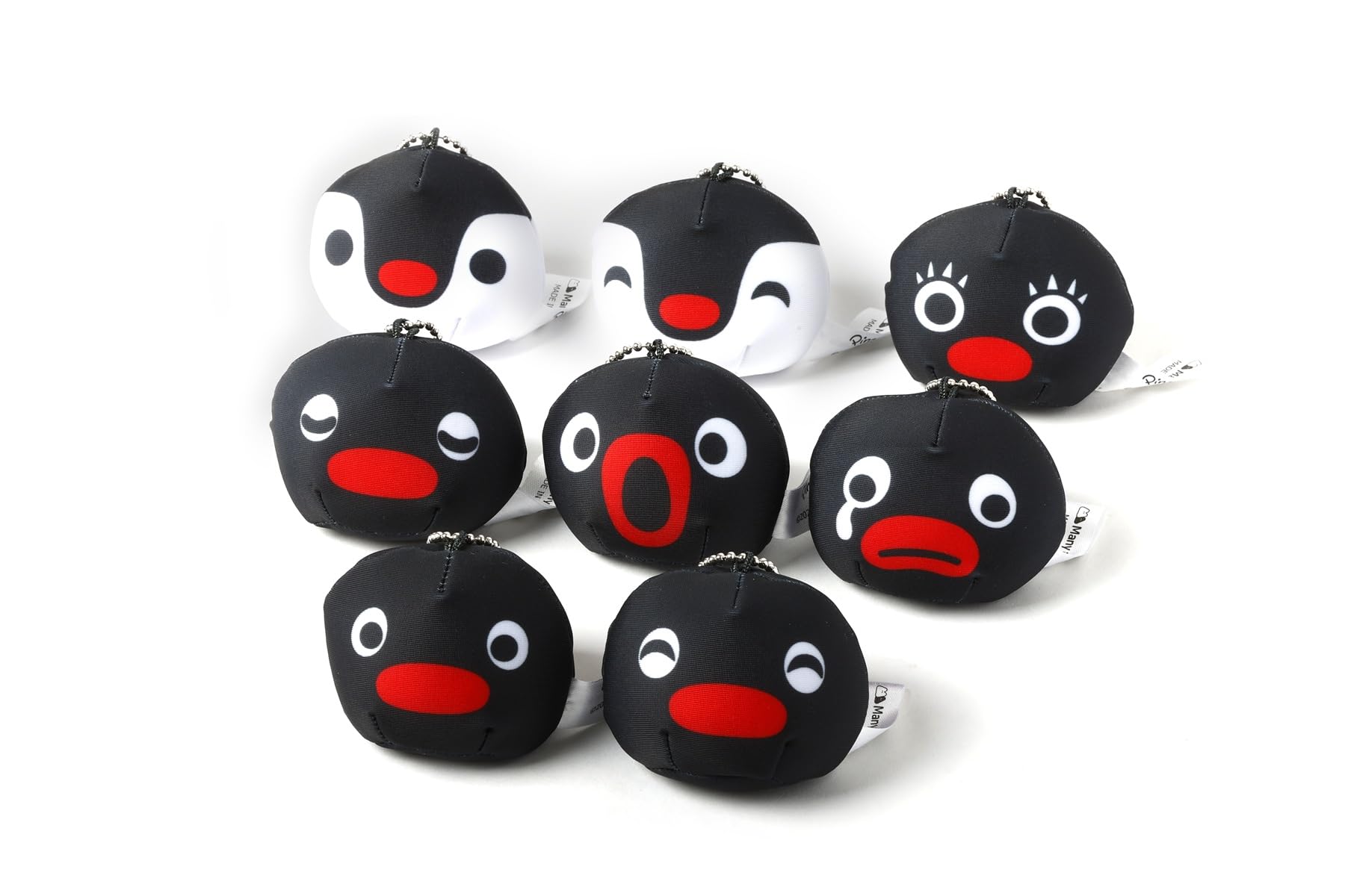 

a PINGU Squishy Beaded Face Mascot Ball Chain piece random [Many Little] (1 (1 type/blind package))