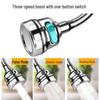 Universal Rotatable Splash-Proof Faucet Extender for Kitchen Sink