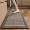 Diatomaceous Mud Kitchen Floor Mat Super Absorbent Doormats Bathroom Pad Anti-Slip Kitchen Mats Wipeable Wash Long Strip Carpet