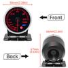 8 Color Backight 52mm Boost Gauge BAR PSI Tacometro Turbo Pressure Gauge Manometre Pression Turbo Fuel Oil Press Oil Temp 12V