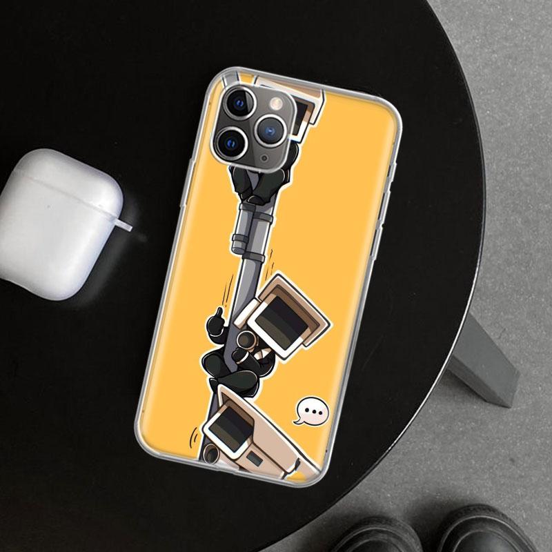 S-Skibidi Toilet Mobile Cell Phone Case Cover for iPhone 11 12 13 Mini 14 15 Plus 16 Pro Max 17 Air 7 8 + SE Art Customized Fund