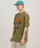CREAM SODA LAB Moto Camp Short Sleeve T-Shirt Olive