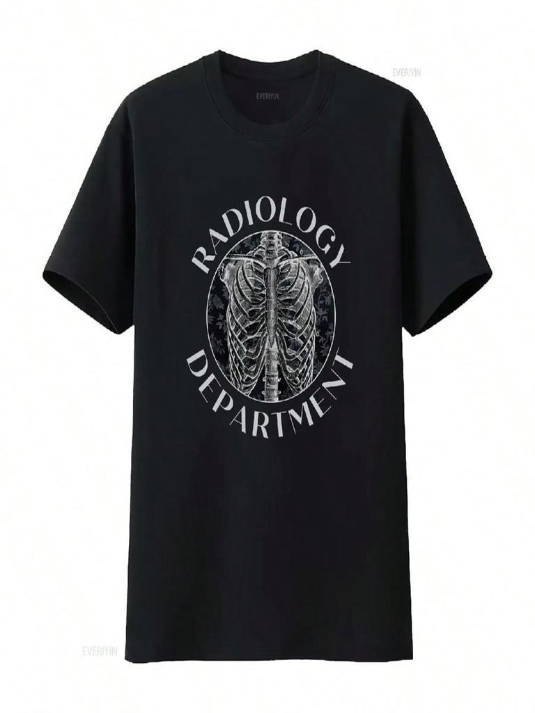 Radiology DepartmenT T Shirt Rad Tech Grad S TechnologisT Retro Style Skeleton Vintage Washed Stretched Comfortable Fashion