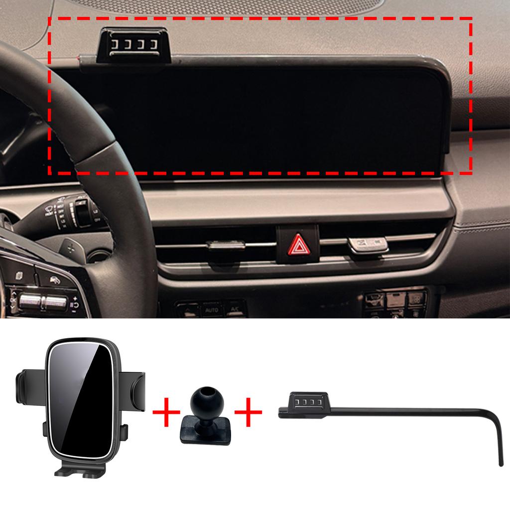 Fit for KIA SELTOS 2024 2025 2026 Phone Holder Integrated Screen Mount Phone Holder Mount Car Accessoires