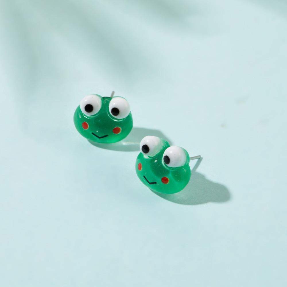 Duck Popular Resin And Frog Earrings Elegant And Simple Jewelry Animal