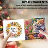6PCS DIY Animal Pattern Diamond Art Greeting Cards Diamond Art Handmade Cards for Christmas Birthdays Thanksgiving and Holidays