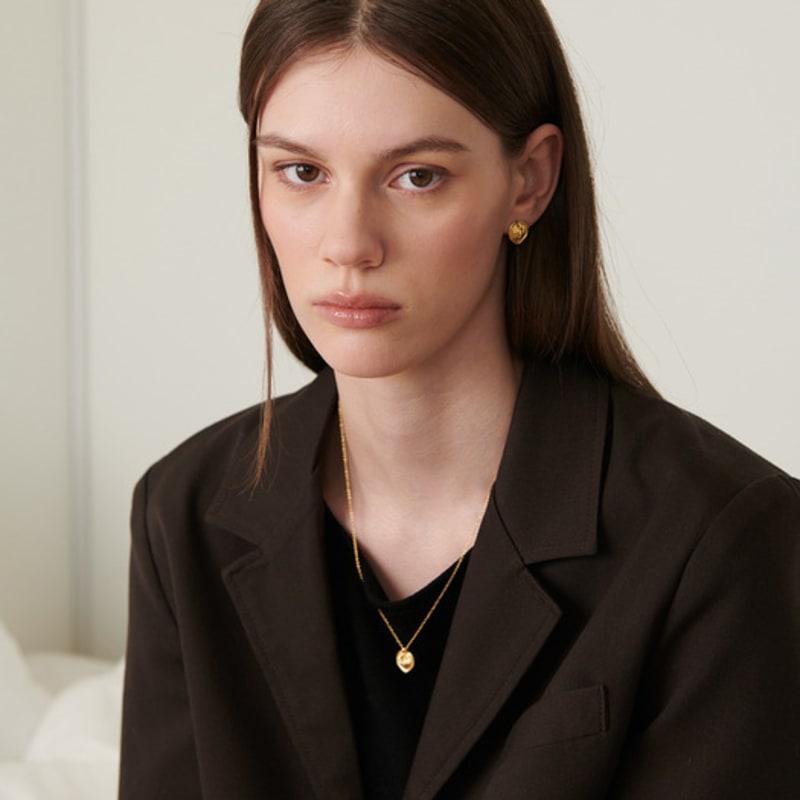 cotoit Heart Shell Earrings M(12mm)