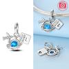 Copper Rocket Plane The Earth Charm Pendant Beads Fit Charm Original Bracelet For Women Diy Jewelry Making