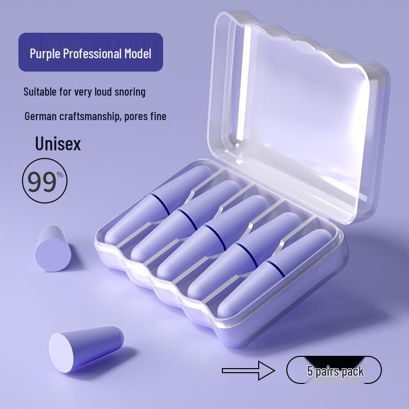 Soundproof Sleep Earplugs - 10-Piece Noise Reduction Set