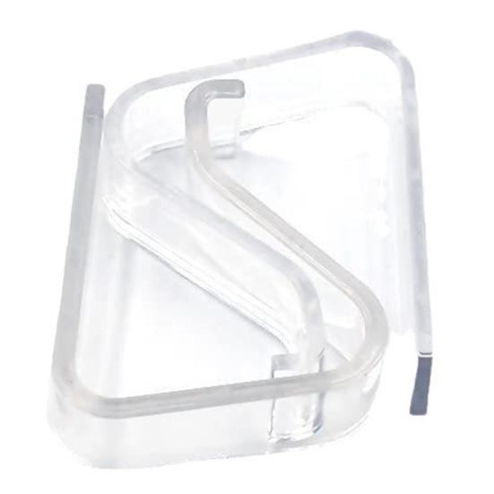 24Pcs Clear Tablecloth Clips Reusable Simple Installation Windproof Transparent Clamps Table Cover Holders