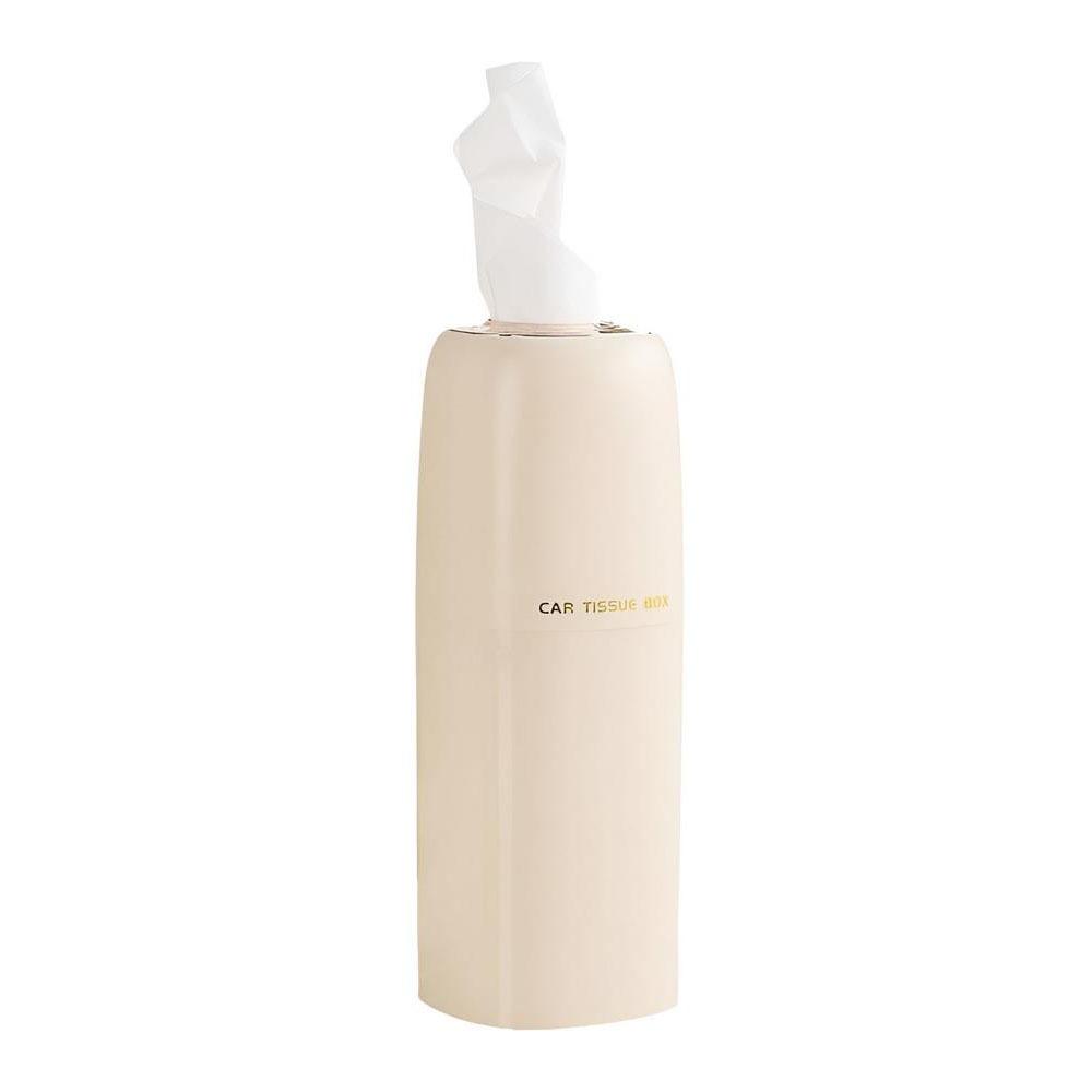 Refillable Car Tissues Cylinder Cup Holder Compact Tissues Box Round Tube Tissue Container  Office