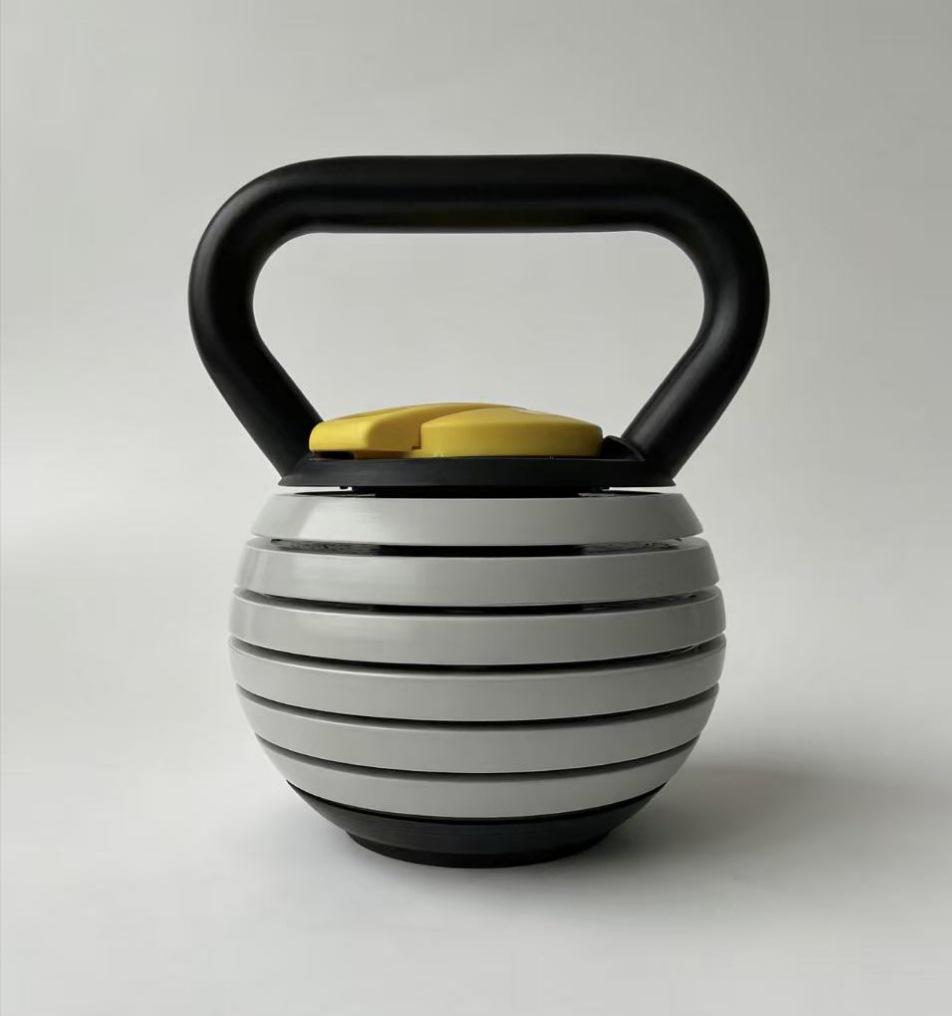 Adjustable Cast Iron Kettlebell for Home and Gym Fitness