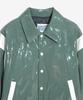 Birthdaysuit Patent Stadium Jacket (Sage)