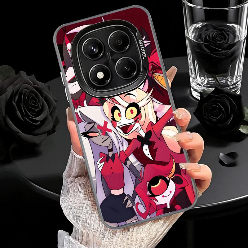 Hazbin Hotel Anime Shockproof Phone Case for Xiaomi Redmi Note 15 14 13 12 Pro Plus 11 11S 11T 5G Cover Anti Fall Fundas