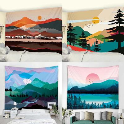Bergsonnenaufgang Heimkunst Wandbehang Büro Wohnzimmer Wandteppich Heimwanddekoration Wandteppich