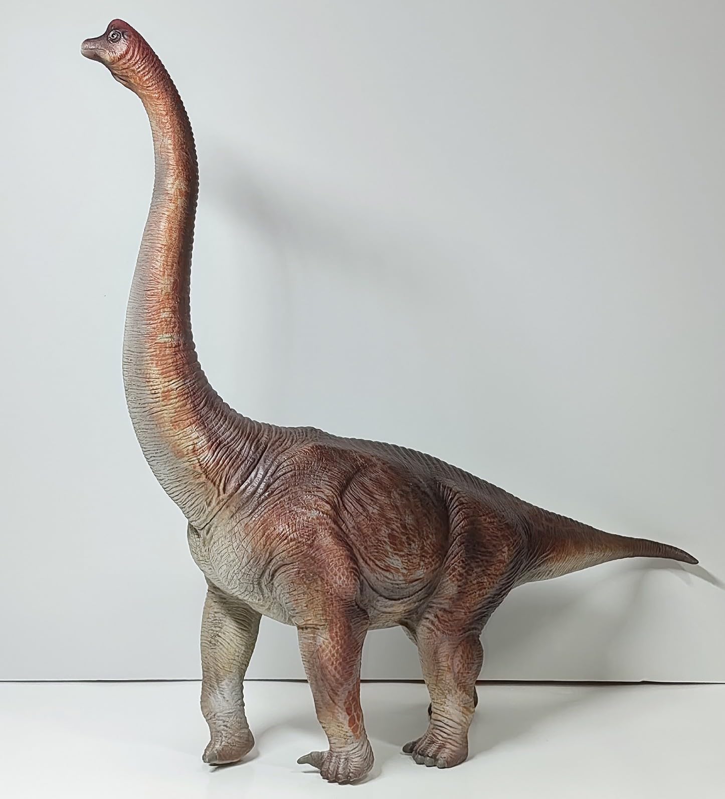 

Aotomo Dinosaur Figure Vinyl Model Brachiosaurus Red FK Big Size Soft Vinyl Dinosaur синий