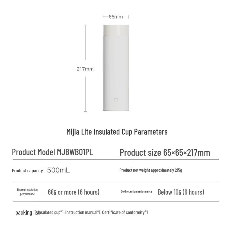 Mijia Screw-Top Insulated Coffee Mug