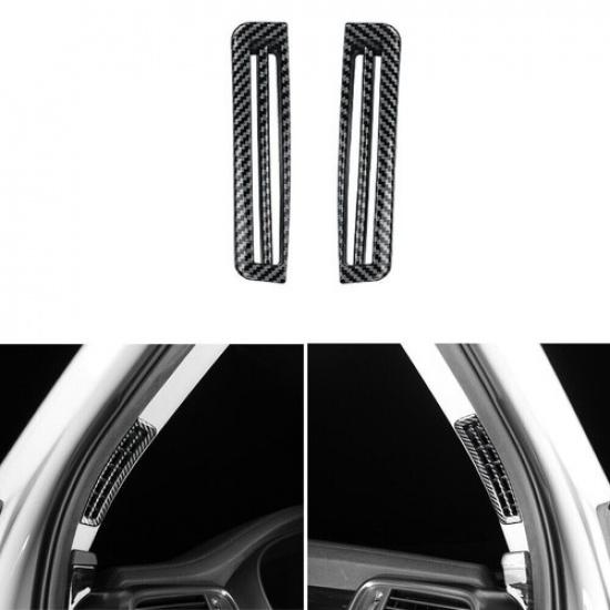 Carbon Fiber ABS A Pillar Air Vent Outlet Trim Cover For Kia Sorento 2016-2020