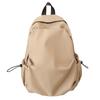New Simple Backpack for College Students Solid Color Large Capacity Casual Trendy Backpack Niche Design Backpack