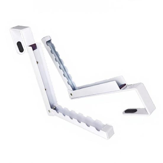 Over The Door Hooks Collapsible Folding Metal Hanger Organizer for Laundry Bathroom Bedroom Space Saving Clothes Drying Rack for Coats Towels Bags