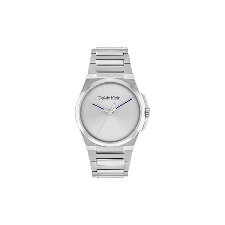 Calvin Klein Quartz Watch Steel Bracelet Silver Dial Men watches 25200456 25200456