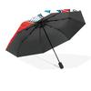 Newcastle United Crest Printed Automatic Umbrella, 8-Frame for Travel, camping, Casual Umbrella, Essential Gift for  for family and friends