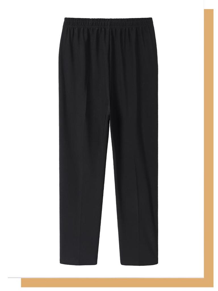 Elderly Women's Casual Loose Straight-Leg Pants - Spring/Autumn