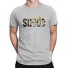 Men T-Shirts Popular British Rock Bands Novelty Pure Cotton Tee Shirt Short Sleeve Suede T Shirts O Neck Clothing Graphic
