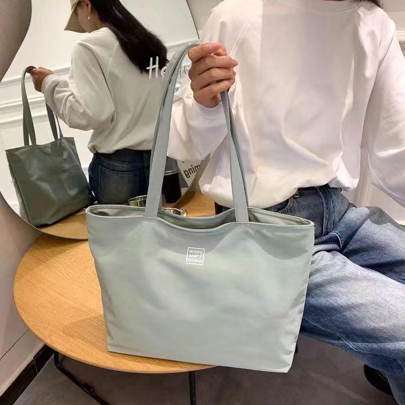 

New Cream Bag Fashion Versatile One Shoulder Commuter Portable Large Capacity Oxford Buttot Bag Factory ordinary (zipper) зелёный