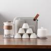 Travel Tea Set, Business Gift, Glass Outdoor Pot 2346 Ceramic Express Cup, Teapot
