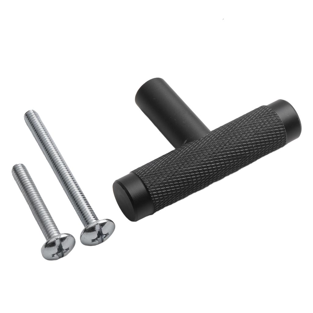 Comfortable Feel Door Handles Kitchen Cabinet Knob Knurled T Bar Knob