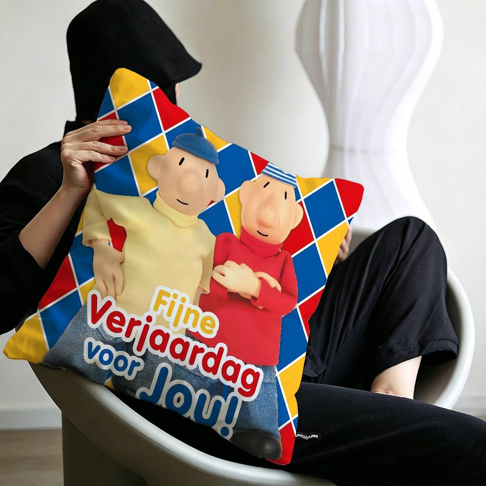 Cartoon PPat Mat Cushion Cover Inches Farmhouse Decor Home Throw Pillow Covers for Couch Decorations